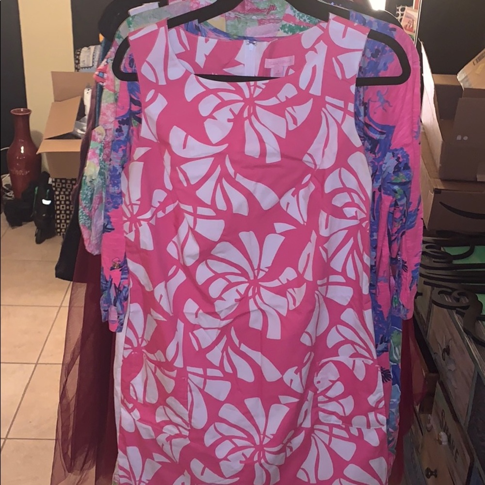 Shift Dress - Patterned - image 1